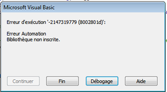 Nom : ErreurVba.jpg
Affichages : 557
Taille : 109,8 Ko
