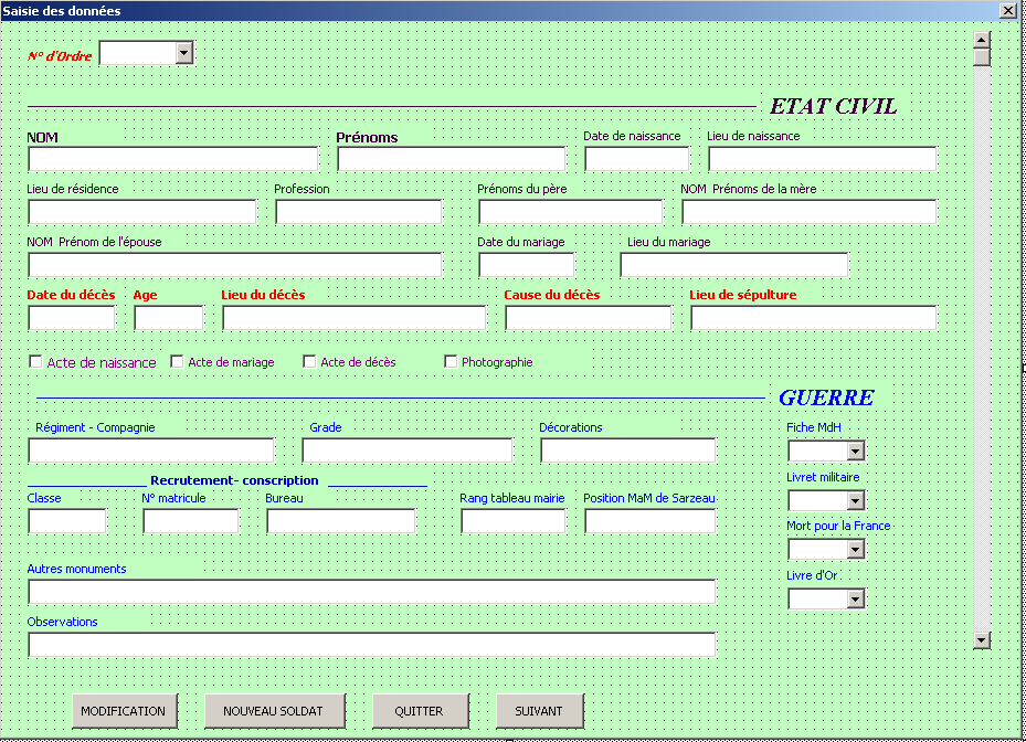 [XL-2003] Macro vba pour formulaire - Macros et VBA Excel