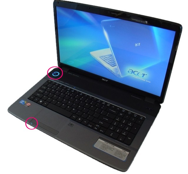 Acer aspire 7740g не включается