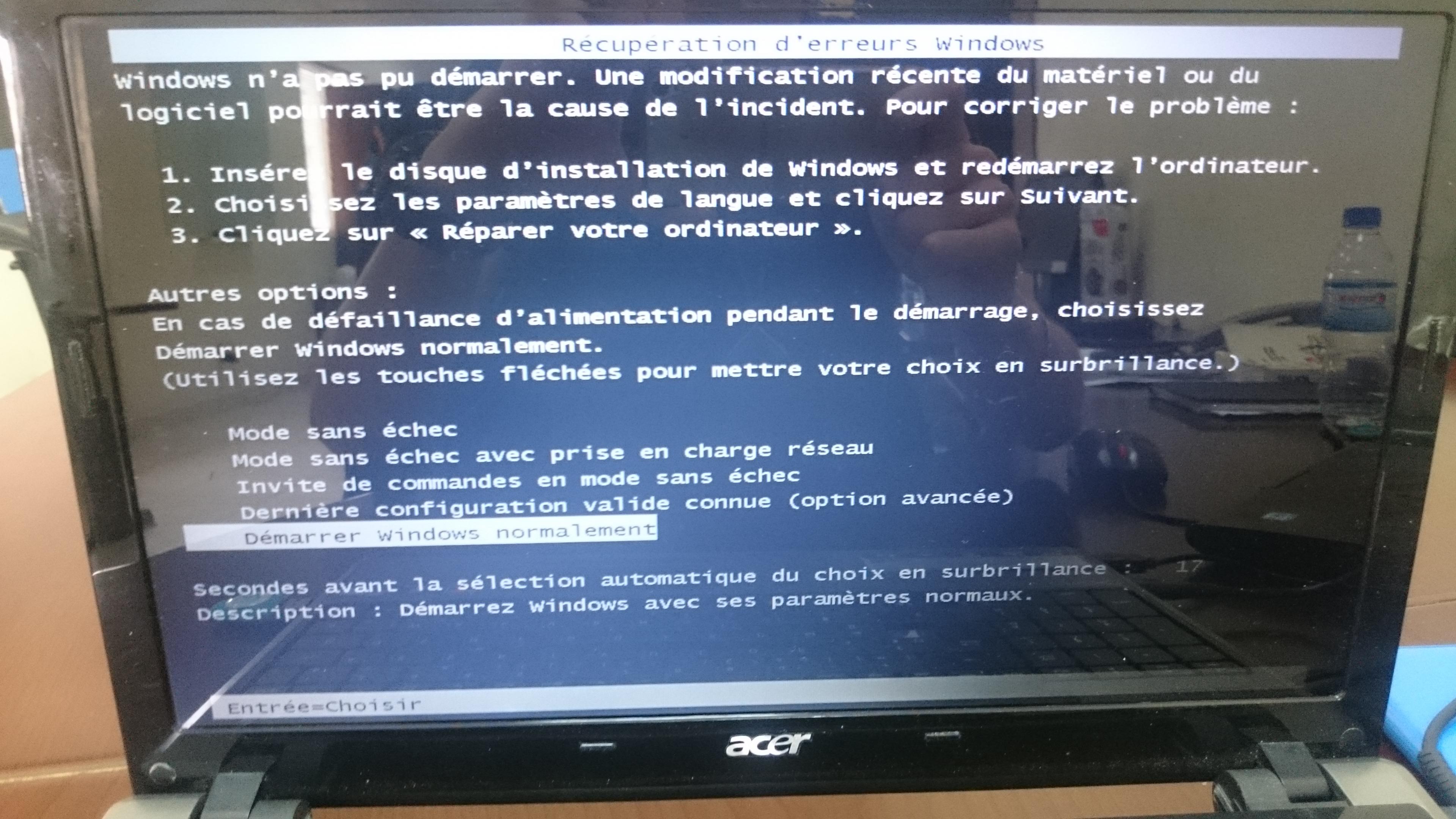 CLFS.SYS manquant probleme windows boot