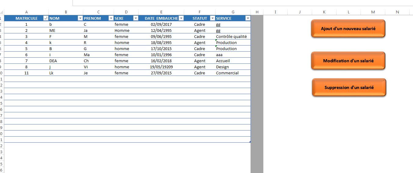 Macros et VBA Excel : Base de donnée avec Excel
