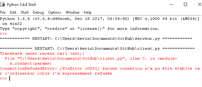 Winerror 10061 подключение не установлено т к конечный компьютер отверг запрос на подключение