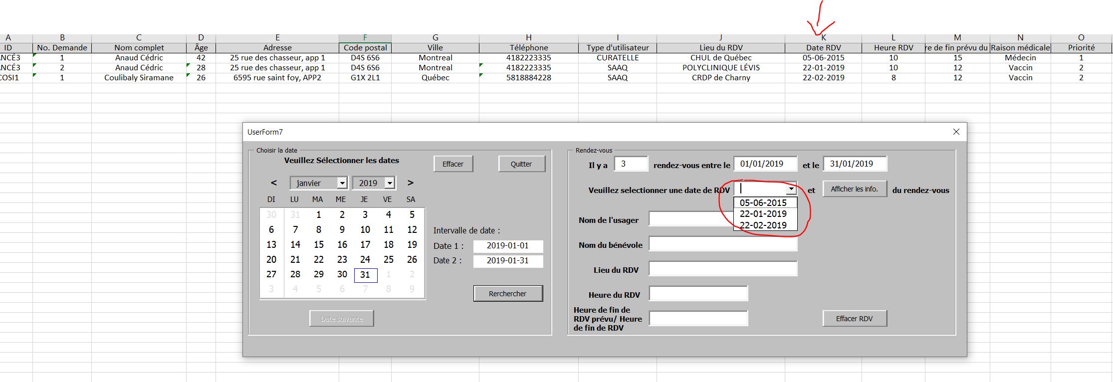 Remplir Combobox Selon Un Intervalle De Date Macros Et Vba Excel 6635