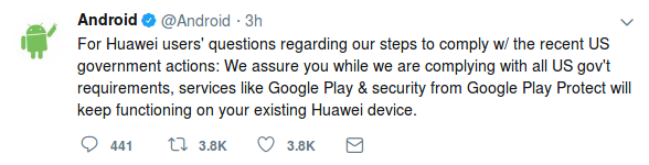Google met une pause à sa collaboration avec Huawei : plus de PlayStore,  plus de Gmail pour les futurs smartphones Android du constructeur chinois