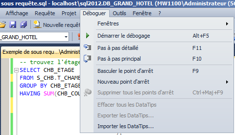 Nom : Editeur SSMS MS SQL Server debogueur.png
Affichages : 286
Taille : 29,1 Ko