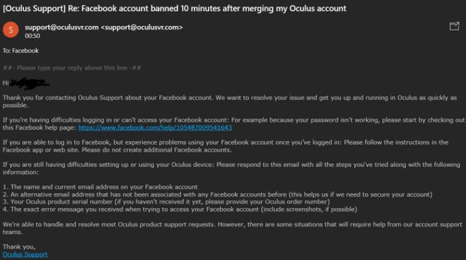 Il connecte son compte Facebook à son Oculus Quest 2, Facebook bloque  définitivement son compte et l'empêche d'utiliser son appareil, supprimant  tous ses achats Oculus précédents