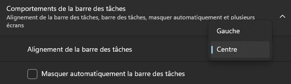 Nom : Win11 Barre des tches.PNG
Affichages : 3442
Taille : 16,6 Ko