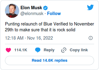 Nom : Screenshot_2022-11-16 Elon Musk says the new Twitter Blue will relaunch on November 29th(1).png
Affichages : 2621
Taille : 22,8 Ko